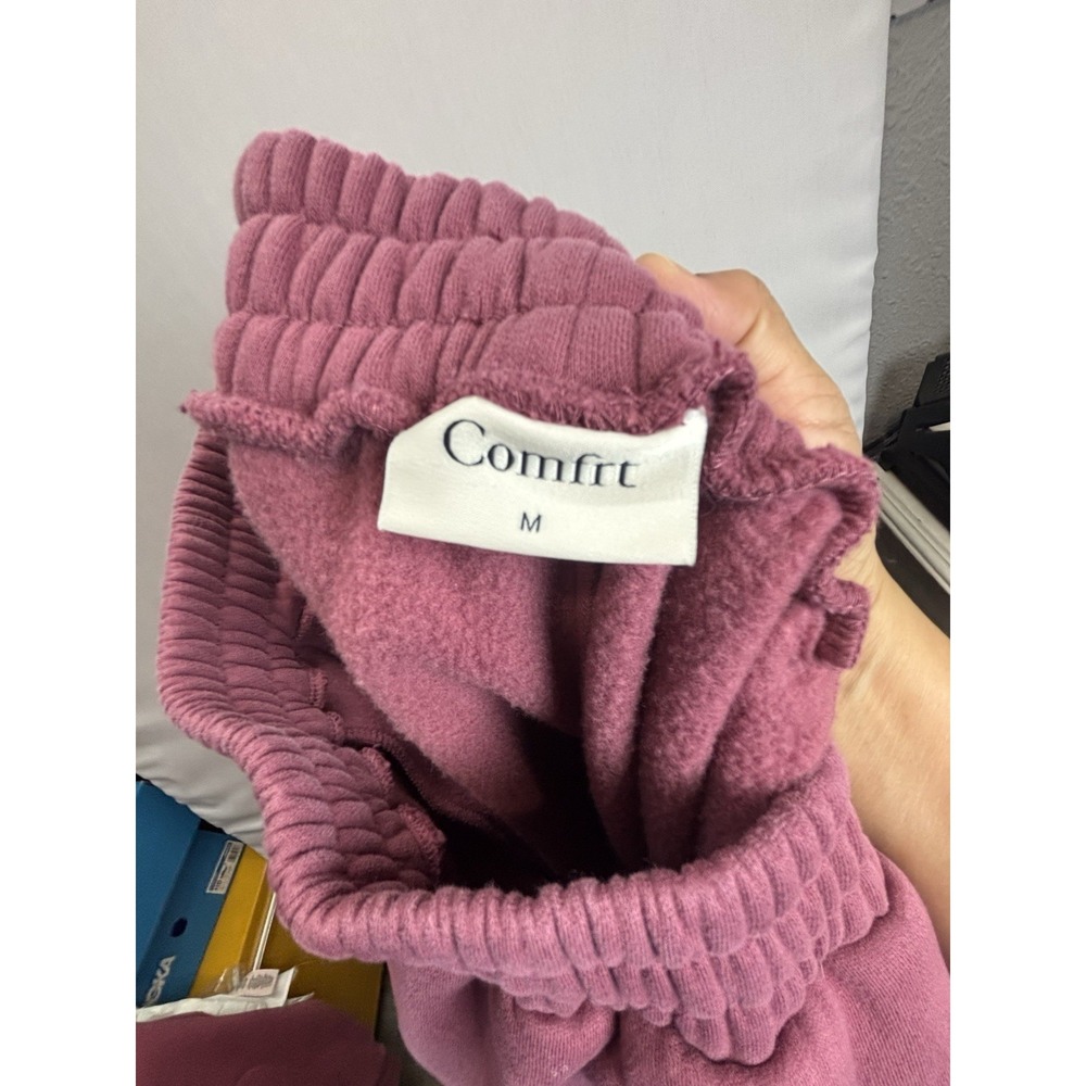Comfrrt Women's M Mauve 2 Piece Hoodie Jogger Sweat Set Matching Tracksuit - Picture 9 of 16